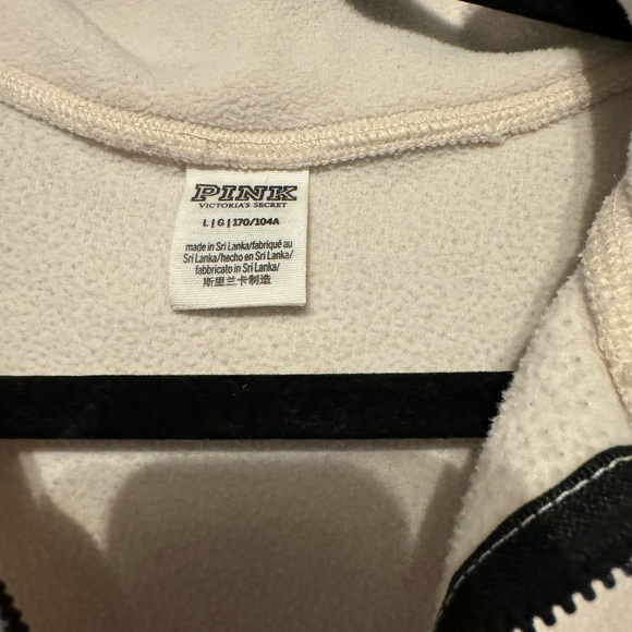 Victoria’s Secret Pink Cropped Fleece Pullover - Picture 2 of 2